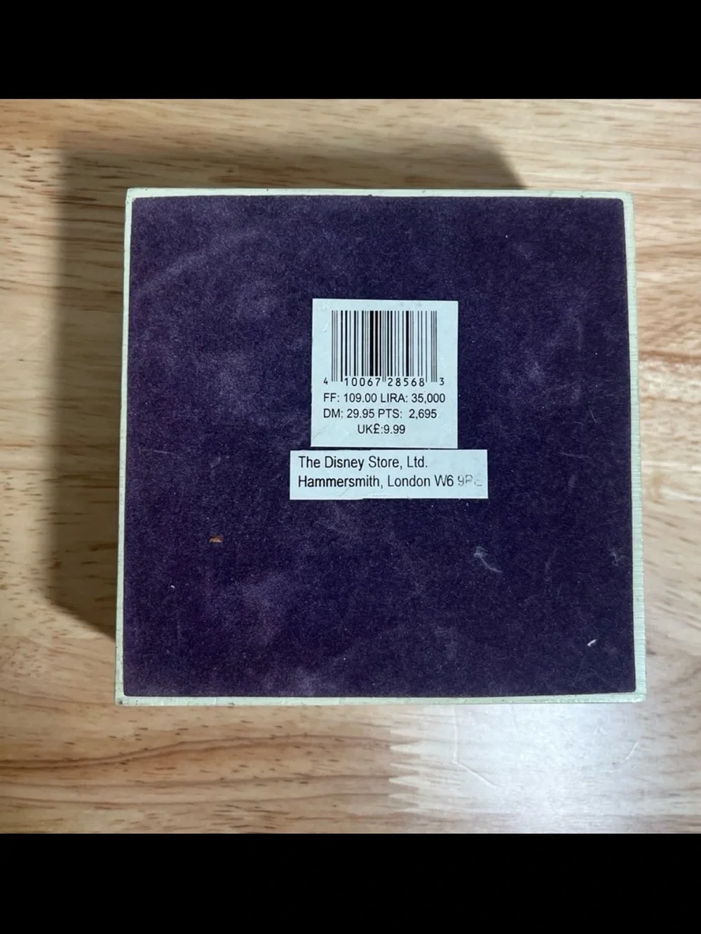Winnie the Pooh Vintage Photo Frame Trinket Box ‘Make a Wish’ Keepsake Disney